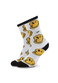 Vans Skarpety Wysokie Dziecięce Smiley Drip Crew VN000614Y281 Kolorowy. Materiał: materiał, bawełna. Wzór: kolorowy