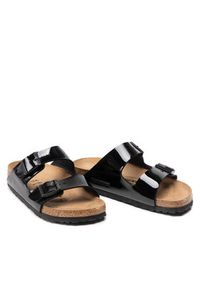 Birkenstock Klapki Arizona Birko-Flor 1005292 Czarny. Kolor: czarny. Materiał: skóra #2