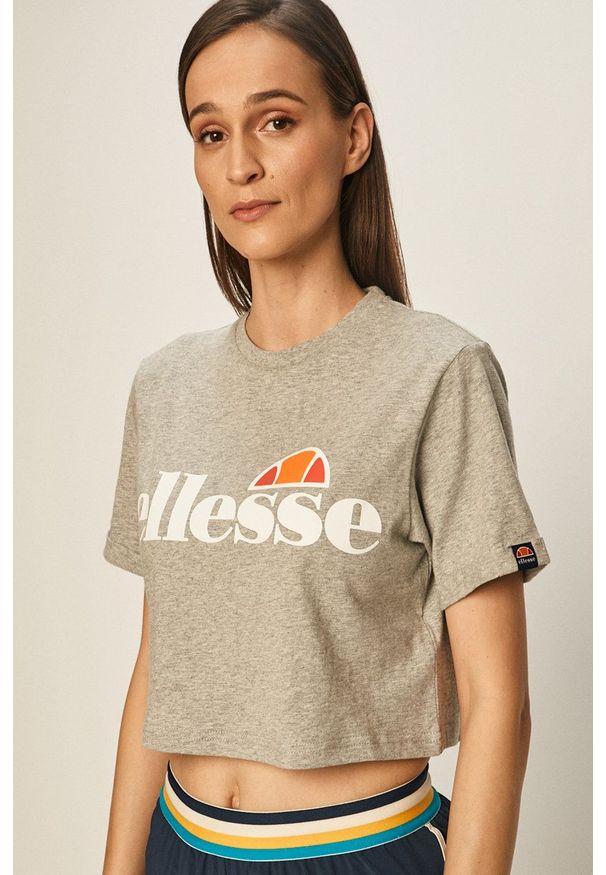 Ellesse - T-shirt. Kolor: szary
