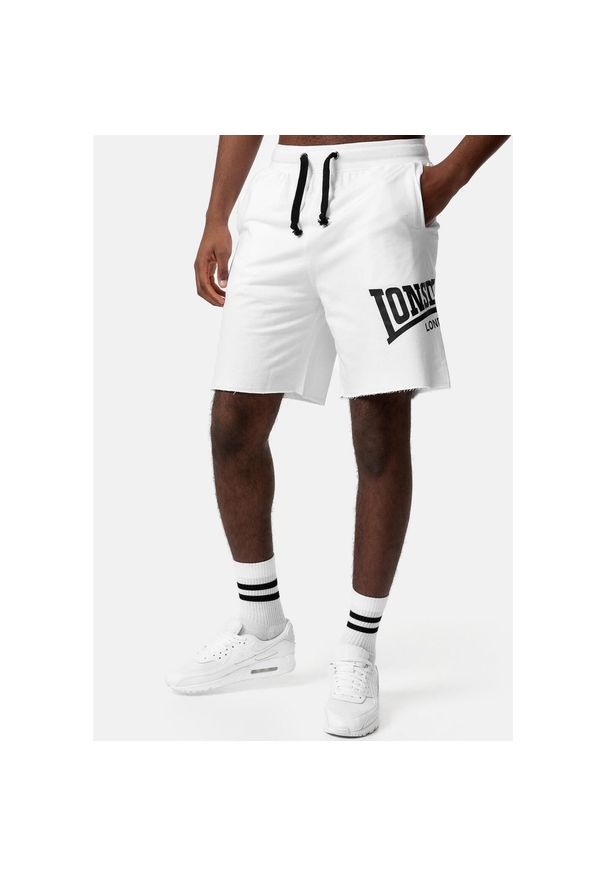 Krótka Lonsdale Polbathic. Kolor: czarny, biały, wielokolorowy. Materiał: bawełna. Długość: krótkie. Sport: fitness