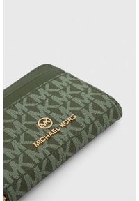 MICHAEL Michael Kors portfel damski kolor zielony. Kolor: zielony #4