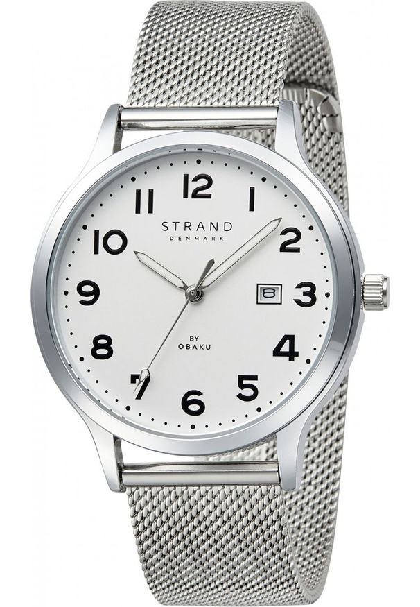 Zegarek Strand Zegarek męski Strand S751GDCIMC srebrny. Kolor: srebrny