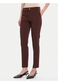 Rinascimento Chinosy CFC0126225003 Brązowy Slim Fit. Kolor: brązowy. Materiał: syntetyk