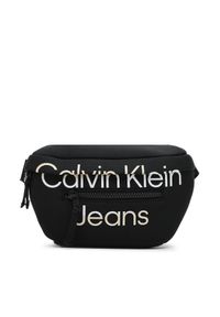 Calvin Klein Jeans Saszetka nerka Hero Logo Waistbag IU0IU00449 Czarny. Kolor: czarny. Materiał: materiał