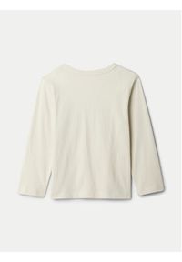 GAP - Gap Bluzka 515126-05 Beżowy Regular Fit. Kolor: beżowy. Materiał: bawełna