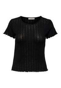 only - ONLY T-Shirt Carlotta 15256154 Czarny Tight Fit. Kolor: czarny. Materiał: bawełna #3