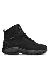 Merrell Trekkingi Vego Mid Ltr Wp J311538C Czarny. Kolor: czarny. Materiał: skóra, nubuk. Sport: turystyka piesza
