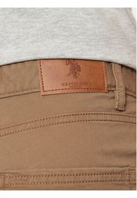 U.S. Polo Assn. Spodnie materiałowe MUP3385 Beżowy Slim Fit. Kolor: beżowy. Materiał: bawełna