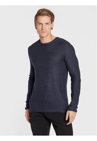 !SOLID - Solid Sweter Jarah 21104152 Granatowy Regular Fit. Kolor: niebieski. Materiał: bawełna #1