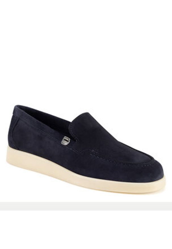 G-Star RAW - G-Star Raw Mokasyny GILI-118908 Granatowy. Kolor: niebieski. Materiał: zamsz, skóra