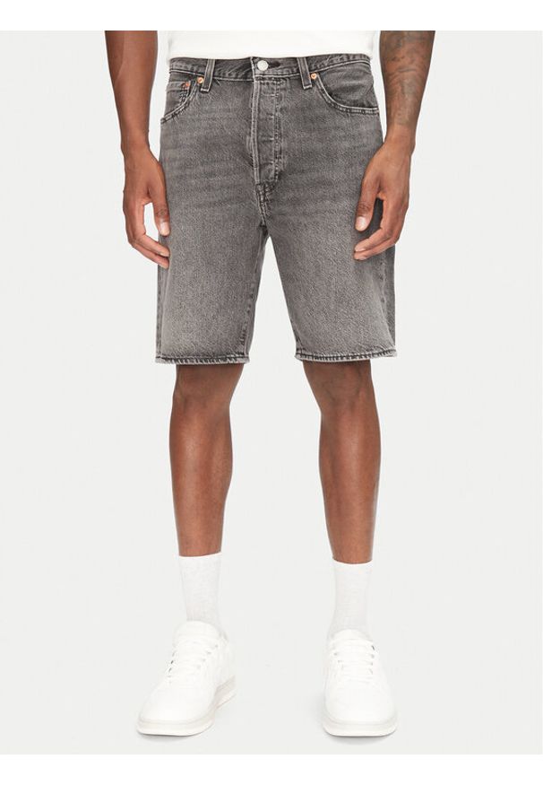 Levi's® Szorty jeansowe 501® 36512-0254 Czarny Regular Fit. Kolor: czarny. Materiał: bawełna