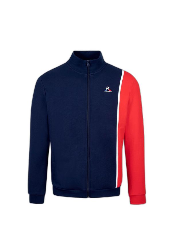 Bluza zapinana na zamek błyskawiczny Le Coq Sportif Saison 1 N°1. Kolor: biały, wielokolorowy, niebieski