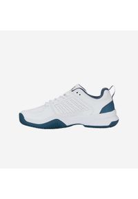 Buty tenisowe męskie K-Swiss Court Express 2 na mączkę. Materiał: skóra, syntetyk, kauczuk. Szerokość cholewki: normalna. Sport: tenis