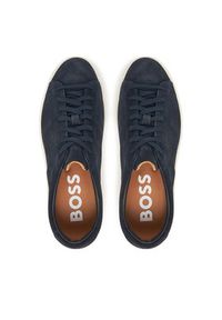 BOSS Półbuty Kieran 50541868 Granatowy. Kolor: niebieski. Materiał: zamsz, skóra #3