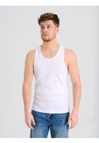 Sinsay - Tank top - biały. Kolor: biały #1