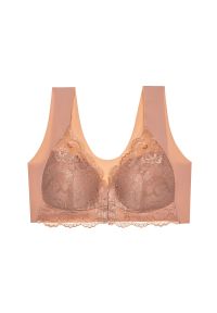 Intica - Biustonosz z szerokimi ramiączkami i koronkową wstawką na co dzień Vala. Materiał: koronka