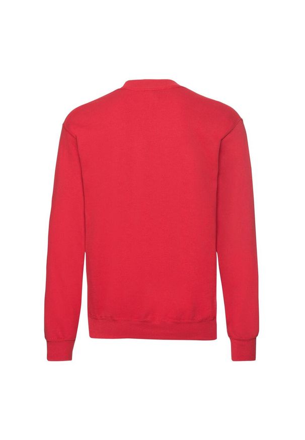 FRUIT OF THE LOOM - Klasyczna Bluza Rozpinana Unisex Dla Dorosłych. Kolor: czerwony