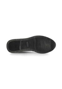 MEXX - Mexx sneakersy skórzane Fleur kolor czarny MXK047102W. Nosek buta: okrągły. Zapięcie: sznurówki. Kolor: czarny. Materiał: skóra #4