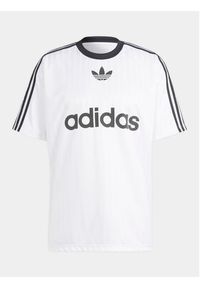 Adidas - adidas T-Shirt adicolor IM9459 Biały Loose Fit. Kolor: biały. Materiał: syntetyk #5