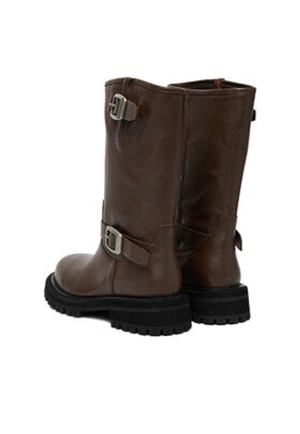 G-Star RAW - G-Star Raw Kozaki EO-ERVA-LT2520-101 Brązowy. Kolor: brązowy. Materiał: skóra