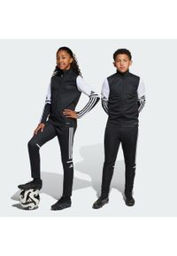 Adidas - Spodnie treningowe dla dzieci Squadra 25. Kolor: czarny, biały, wielokolorowy. Materiał: materiał. Sport: fitness, piłka nożna