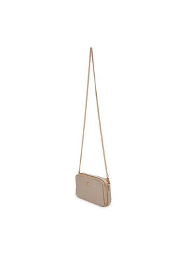 Calvin Klein Torebka Minimal Mono Camera Bag LV04K1086G Beżowy. Kolor: beżowy. Materiał: skórzane