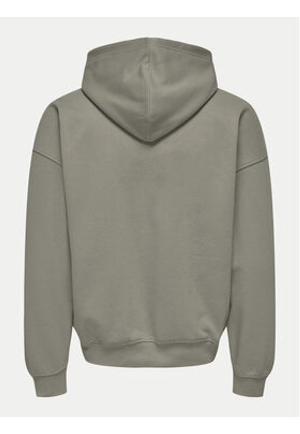 Only & Sons Bluza Aaron 22032544 Szary Oversize. Kolor: szary. Materiał: bawełna