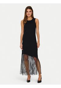 only - ONLY Sukienka codzienna Zinna 15325497 Czarny Regular Fit. Okazja: na co dzień. Kolor: czarny. Materiał: bawełna. Typ sukienki: proste. Styl: casual #1