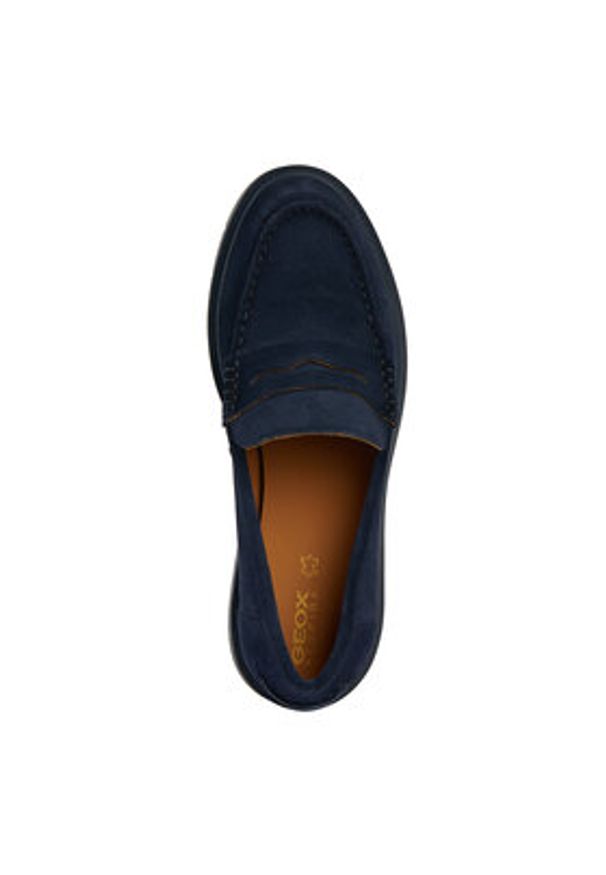 Geox Loafersy D Spherica Ec1 B D65DKB 00022 C4692 Granatowy. Kolor: niebieski. Materiał: skóra, zamsz