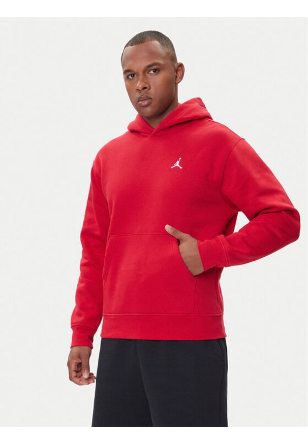 Nike Bluza FV7281 687 Czerwony Regular Fit. Kolor: czerwony. Materiał: bawełna