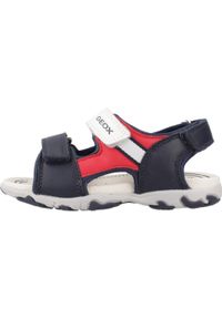 Sandały Geox Model B S.flaffee B. A Kolor Niebieski. Kolor: niebieski. Materiał: tkanina, skóra. Sezon: lato
