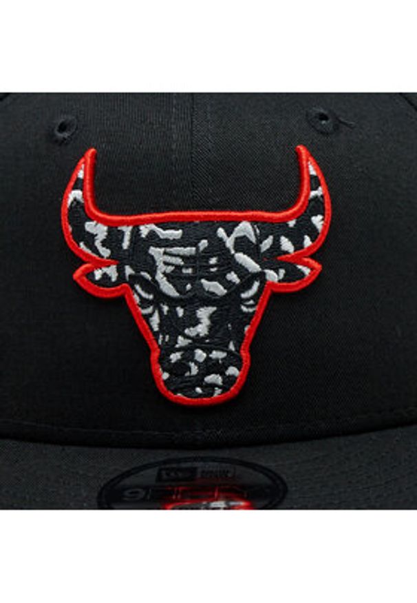New Era Czapka Seas Infill 950 Bulls 60364362 Czarny. Kolor: czarny. Materiał: bawełna, materiał