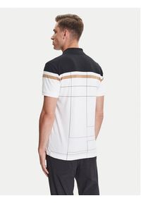 BOSS Polo Paule 50544477 Biały Slim Fit. Typ kołnierza: polo. Kolor: biały. Materiał: bawełna #4
