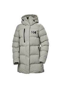 Damska kurtka puchowa parka Helly Hansen Adore. Kolor: szary, beżowy, wielokolorowy. Materiał: puch #1