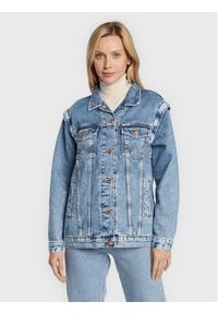 Wrangler Kurtka jeansowa Cher W40396X17 112322685 Niebieski Regular Fit. Kolor: niebieski. Materiał: bawełna
