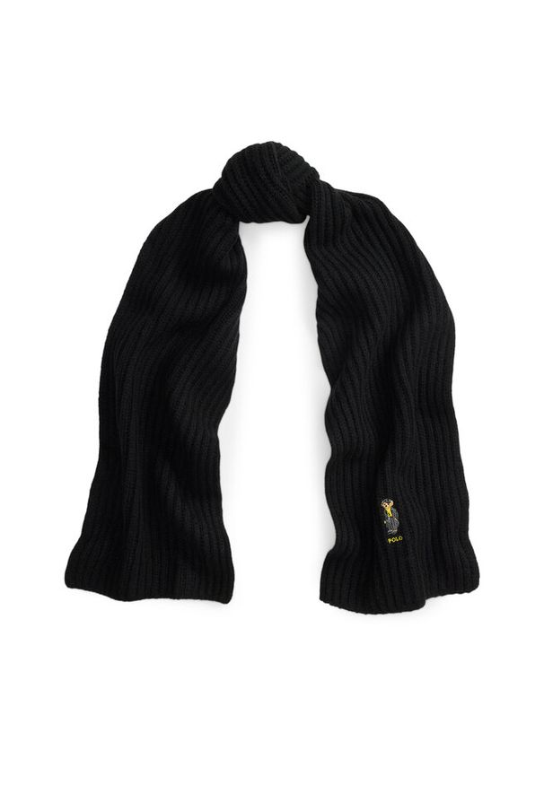 Szalik Polo Ralph Lauren. Kolor: czarny