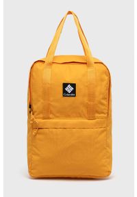 columbia - Columbia plecak kolor pomarańczowy duży gładki. Kolor: pomarańczowy. Wzór: gładki