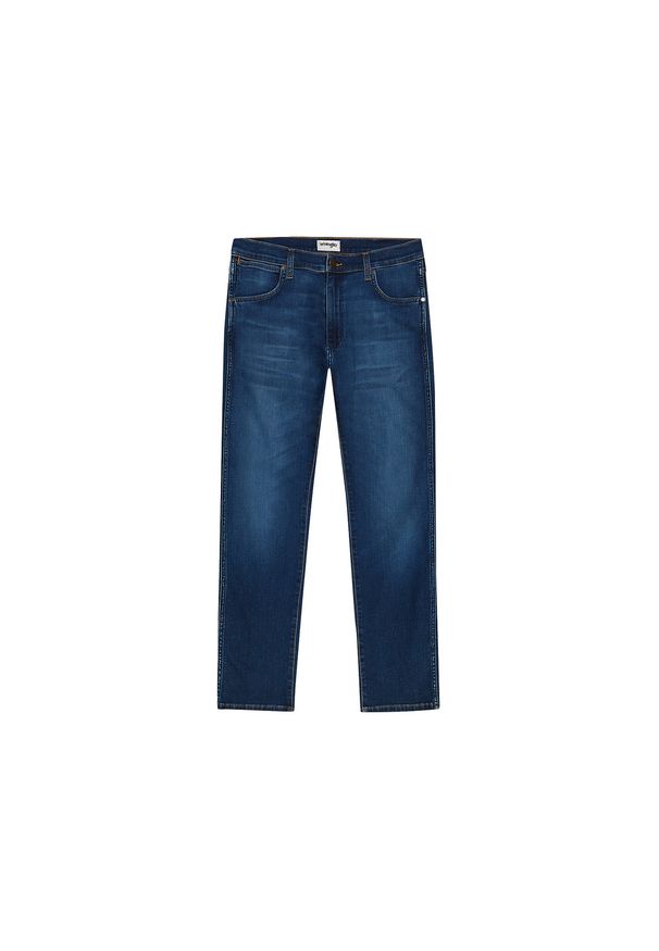 Wrangler - WRANGLER MĘSKIE SPODNIE JEANSOWE LARSTON INDIGO WAVES 112356817 W18S008808