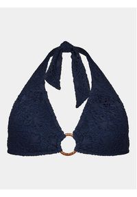 Lauren Ralph Lauren Góra od bikini 20477038 Granatowy. Kolor: niebieski. Materiał: syntetyk