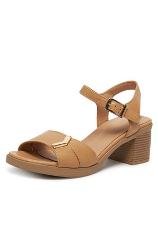 Clara Barson Sandały WS10006-07 Beżowy. Kolor: beżowy. Materiał: syntetyk, materiał