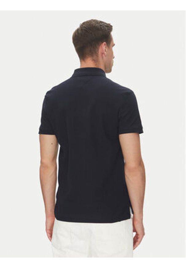 TOMMY HILFIGER - Tommy Hilfiger Polo MW0MW33167 Granatowy Regular Fit. Typ kołnierza: polo. Kolor: niebieski. Materiał: bawełna