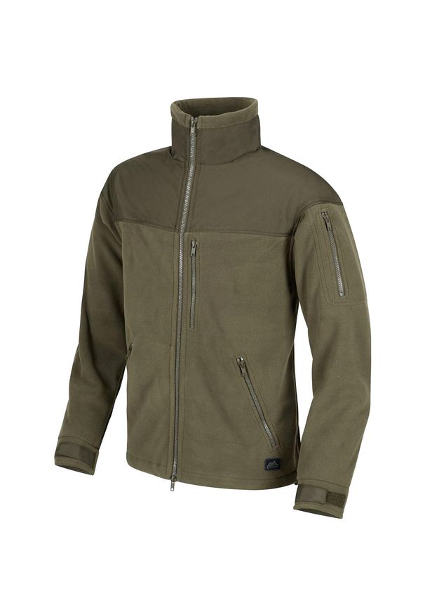 Kurtka polarowa męska Helikon-Tex Classic Army Fleece. Kolor: zielony. Materiał: polar. Sport: turystyka piesza