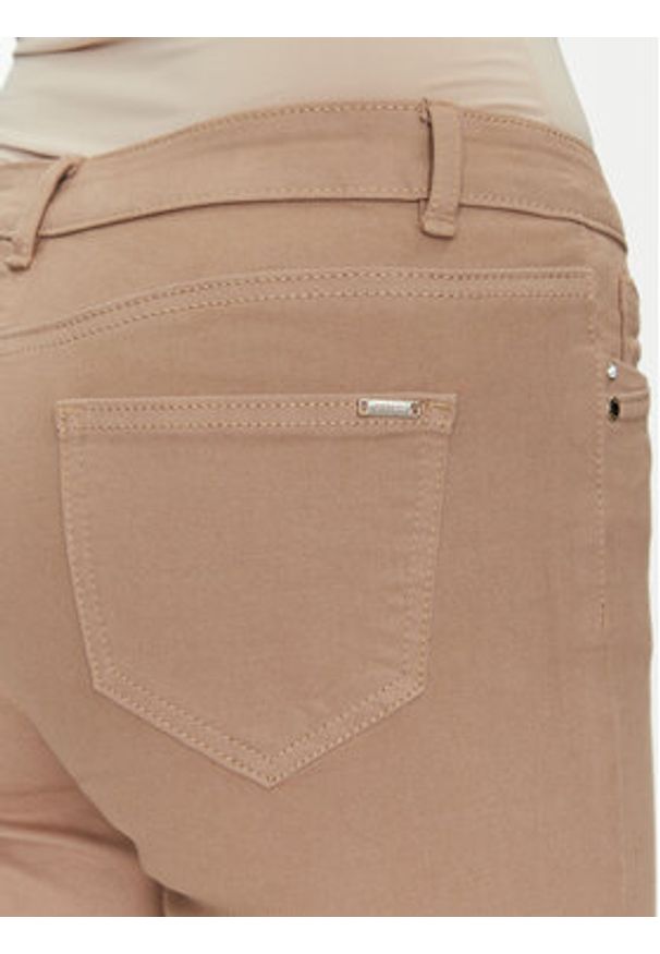 Morgan Jeansy 211-PETRA1 Brązowy Skinny Fit. Kolor: brązowy
