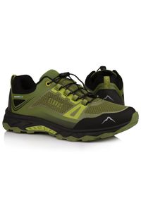 Buty męskie trekkingowe wodoodporne Elbrus. Kolor: wielokolorowy, czarny, zielony