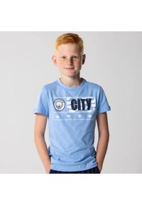 MANCHESTER CITY - Koszulka dziecięca Man City jasnoniebieska - 10 lat. Kolor: niebieski. Sezon: lato. Sport: piłka nożna