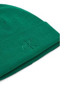Calvin Klein Czapka LV04D8020G Zielony. Kolor: zielony. Materiał: wiskoza, materiał #3