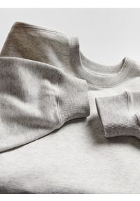 Reserved - Bawełniana bluza - jasnoszary. Kolor: szary. Materiał: bawełna. Wzór: gładki #1