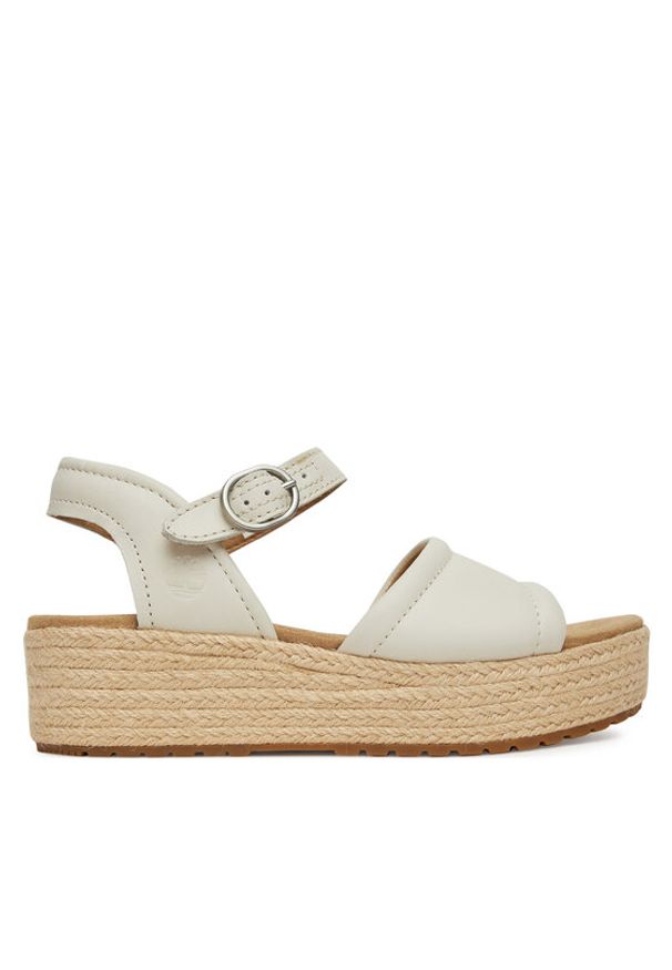 Timberland Espadryle Santorini Sun TB0A4168ETD1 Écru. Kolor: kremowy. Materiał: skóra