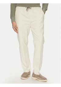 Guess Chinosy M5GB79 WH4EA Beżowy Regular Fit. Kolor: beżowy. Materiał: bawełna
