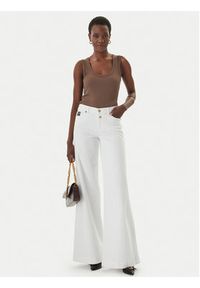 Versace Jeans Couture Jeansy 80HAB561 CEWCA Biały Wide Leg. Kolor: biały #3